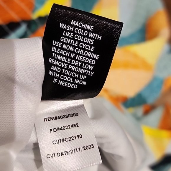 Torrid - Peplum Washable Crinkle Gauze Smocked Tank Top in Geo-Multi - Picture 9 of 13